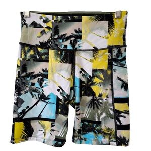 Calvin Klein Women’s Performance High Waisted Yoga Gym Cycling Shorts Size Small